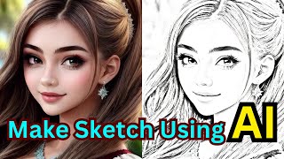 How To Convert Image To Line Art Using AI Stable Diffusion Tutorial Guide [upl. by Doralyn]