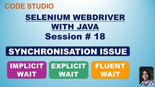 Selenium Webdriver with Java in Hindi 18Implicit Explicit amp Fluent Wait  With Practical Example [upl. by Schlessinger]