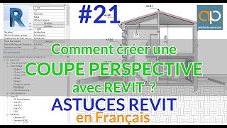 Coupe 3D avec REVIT  Comment créer une Jolie Coupe 3D Perspective avec REVIT [upl. by Seitz]