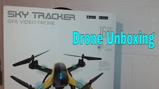 Unboxing  Sky Tracker GPS Video Drone [upl. by Zobkiw]