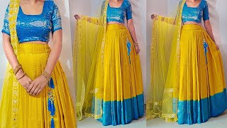 Banarashi silk saree draping in very easy steps  stone work silk saree DRAPING TUTORIAL for wedding [upl. by Yllac44]