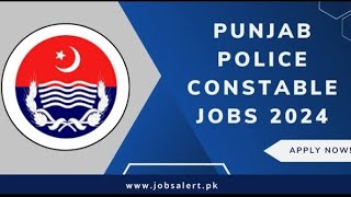 Punjab police jobs 2024 Punjab police constable jobs November 2024 AllGovtInformation [upl. by Ellehsem]