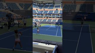 Naomi Osaka’s first practice at US Open 2024 [upl. by Domini]