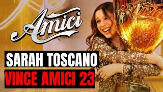 SARAH TOSCANO VINCE LA FINALE DI AMICI 23 È INCREDIBILE DEDICO QUESTO PREMIO ALLA MIA FAMIGLIA [upl. by Asante]