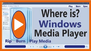 Where is Windows Media Player with Rip Burn feature Find out Windows 1011 [upl. by Ardnuassak]