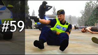 SVENSK POLIS I GTA 59 BILJAKT [upl. by Nnylak554]