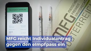 MFG reicht Individualantrag gegen den eImpfpass ein [upl. by Flight716]