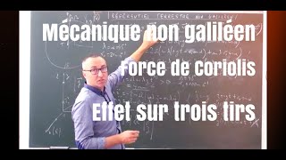 Force de Coriolis déviation vers lEst et autres tirs [upl. by Aicilegna]