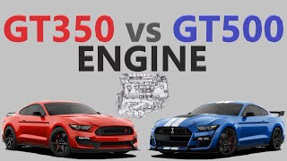 GT350 vs GT500 Engine [upl. by Arat]