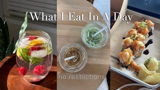 what i eat in a day  eating freely tracking nutritions eating out [upl. by Lesak]