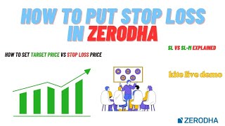 How to put stop loss in zerodha  stop loss in zerodha  how to set stop loss in zerodha  English [upl. by Mccowyn]