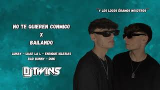 No Te Quieren Conmigo x Bailando by DJ Twins Reggaeton mix Febrero 2024 Bad Bunny Lunay Duki [upl. by Afirahs]