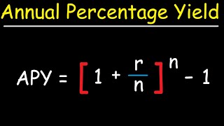 Annual Percentage Rate vs Annual Percentage Yield [upl. by Romanas]