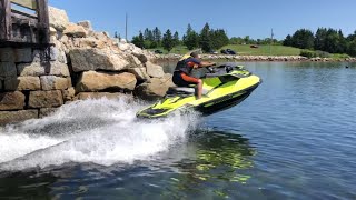 Seadoo rxpx 300 Launch Mode with Riva Racing Exhaust Rippin on It Tunnel Launches Eatin Limiter [upl. by Anileba]