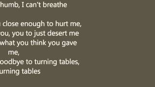 Adele  Turning Tables with lyrics [upl. by Naellij755]