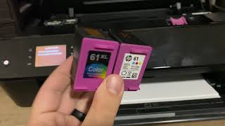 How to Swap the Ink Cartridge in an HP ENVY 4500 Printer [upl. by Nitsoj519]