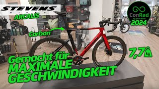 Das schnellste amp schönste Rennrad für 2024  Das Arcalis von Stevens — Roadbike [upl. by Base]