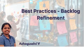 Best Practices  Backlog Refinement [upl. by Niamrej]