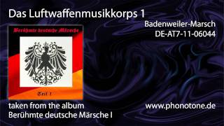 Das Luftwaffenmusikkorps 1  BadenweilerMarsch [upl. by Natan637]