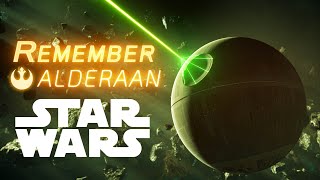 Death Star Destroys Alderaan  STAR WARS Fan Film VFX [upl. by Atinna]