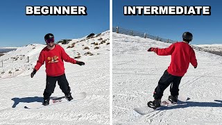 Beginner to Intermediate Snowboarder Progression [upl. by Yeltsew]