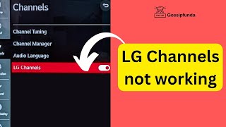 LG Channels not working  100 fixed [upl. by Einot]