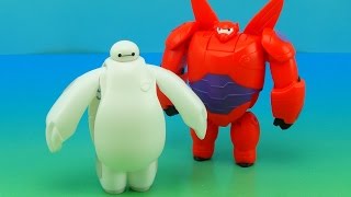 BAYMAX WHITE VERSION HATCHN HEROES TRANSFORMING SURPRISE EGG TOY [upl. by Atlas]