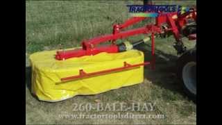 Galfre 130 Drum Mower  Hay Mower for Compact Tractors [upl. by Ainod]