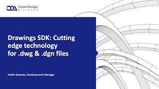 Drawings SDK Cutting edge technology for dwg amp dgn files [upl. by Varrian]