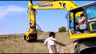 LampT SL230 Slop Compactor on 20T Hydraulic Excavator [upl. by Anicul858]