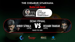 THE CHEMBUR GYMKHANA PRESENTS MUMBAI LADU SAMRAT  OM AGRAWAL OPEN HANDICAP BILLIARDS TOURNAMENT [upl. by Nosnehpets]