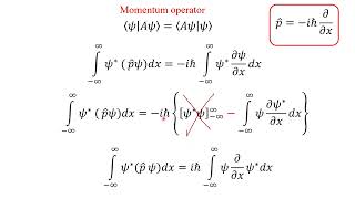 QM 302 Hermitian operators  position momentum and energy operators [upl. by Gibb686]