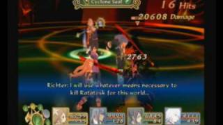 Tales of Symphonia Dawn of the New World  Final Battle Richter Abend [upl. by Nyvets]