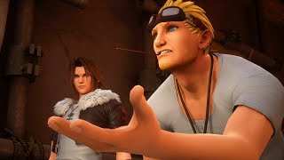 Kingdom Hearts 3 ReMind DLC  Final Fantasy Characters Intro Cutscene [upl. by Allerus127]