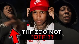 THF Bayzoo Spazzes Out When Lil Durk Name is Mention [upl. by Airasor]