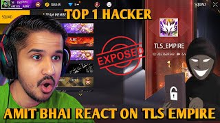 INDIA TOP 1 TLS EMPIRE USING HACK EXPOSED FREE FIRE DIWALI SQUAD CUP TOURNAMENT  THE END GAMERZ [upl. by Cristine845]