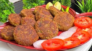 Real Shami Kabab ❤️ Original Shami Kabab Recipe ❤️  Resha Kabab [upl. by Ellehcsar]