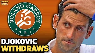 Djokovic Withdraws from French Open 2024  Tennis News [upl. by Kavita448]