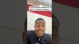 LIVE UPDATE From My Raptors NBA G League Tryout [upl. by Birkett496]