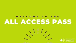 Get the All Access Pass [upl. by Iphlgenia]