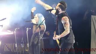 Skillet  Awake and Alive With Lacey Sturm  Live HD Dow Event Center 2019 [upl. by Walley]