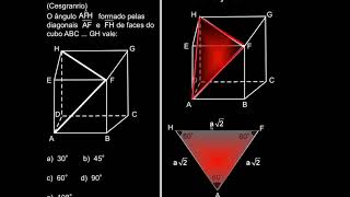 Ângulos no hexaedro regular cubo [upl. by Gary724]