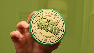 Lockharts Goon Grease  Oil Based Pomade Review [upl. by Anneehs]