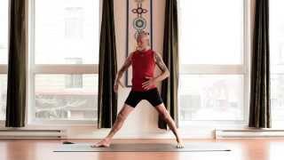 Utthita Trikonasana with Mark Darby [upl. by Noit]