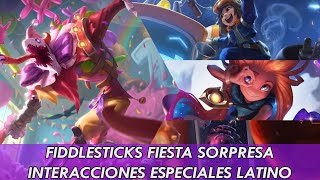 FIDDLESTICKS FIESTA SORPRESA INTERACCIONES ESPECIALES ESPAÑOL LATINO PBE [upl. by Orella]