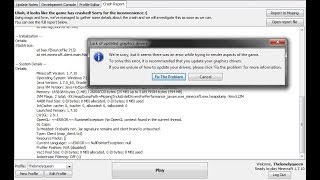 COMO RESOLVER O ERRO Lack of updated graphics drivers do Minecraft CRAFTLANDIA [upl. by Weissman50]