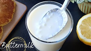 How to make buttermilk  quick and easy with just 2 basic ingredients [upl. by Dyob209]