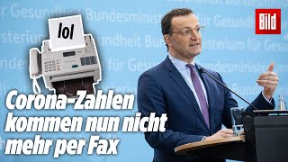 Kampf gegen Corona Jens Spahn freut sich über digitalen Fortschritt [upl. by Yahsed472]