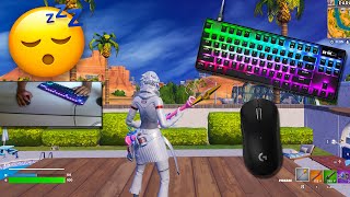 Smooth 360FPS 😍 Apex Pro TKL 🏆Fortnite Gameplay Ranked Reload Solos [upl. by Lennaj]