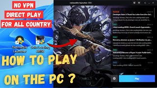 How to Download amp Play Solo Leveling Arise on PC\Laptop Step by Step No VPN Required [upl. by Arch]